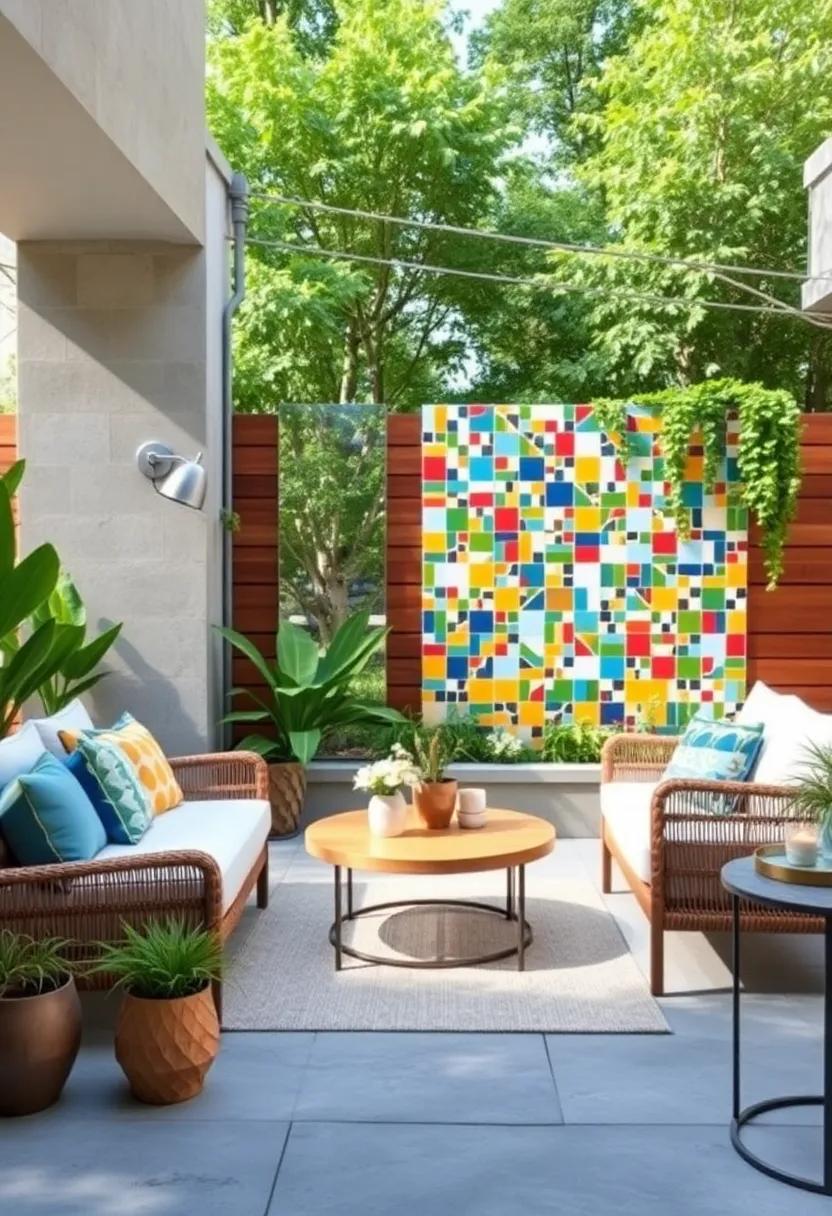 Playful Color Combinations: Experiment with unexpected ‍color pairings in your mosaic tiles to inject energy and vibrancy into your outdoor space, making a bold​ statement