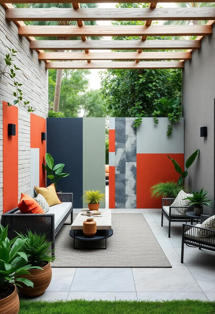 Color-Blocked⁤ Panels: Embrace a modern approach with color-blocked mosaic designs that offer clean lines and striking ‍contrasts for a contemporary⁢ vibe