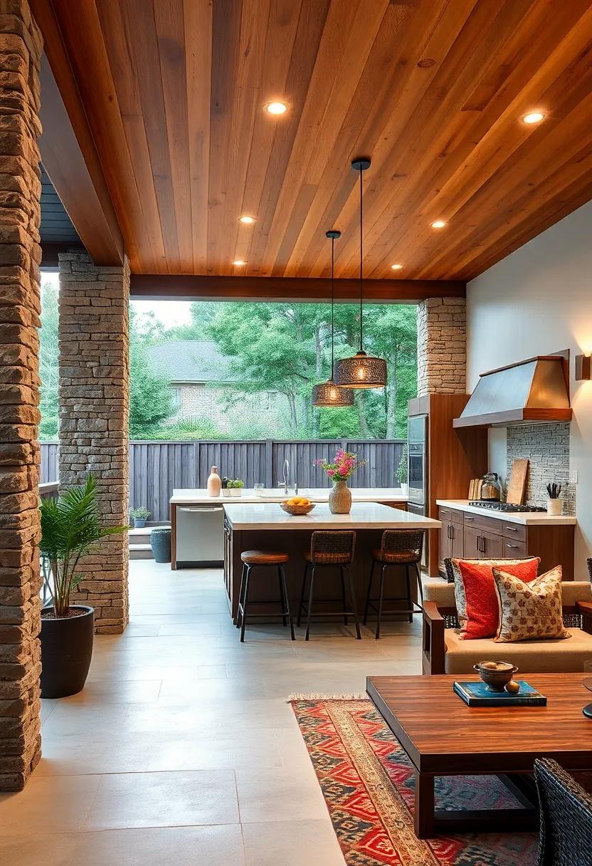 Multi-Functional Island: Build ​a kitchen island that serves as both⁣ a prep space and dining area, maximizing usability in limited⁢ space