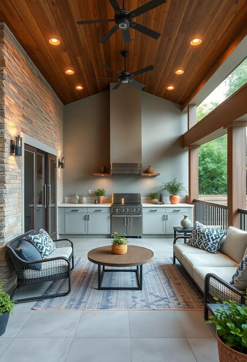 Smart technology: Invest in smart outdoor appliances that allow you to control your kitchen features from your smartphone for ultimate convenience