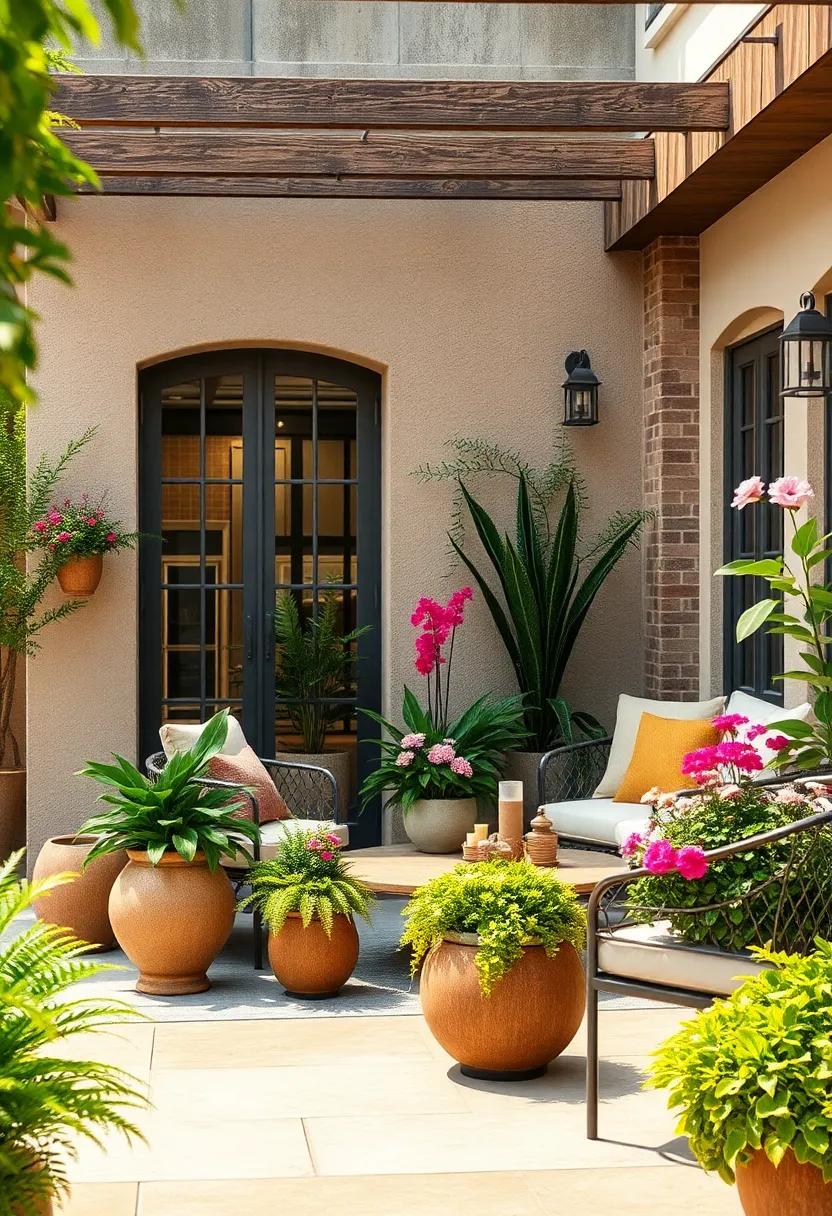 Consider Seasonal Displays: Change the flowers in your planters based on the seasons to provide a sense of renewal and surprise throughout the year