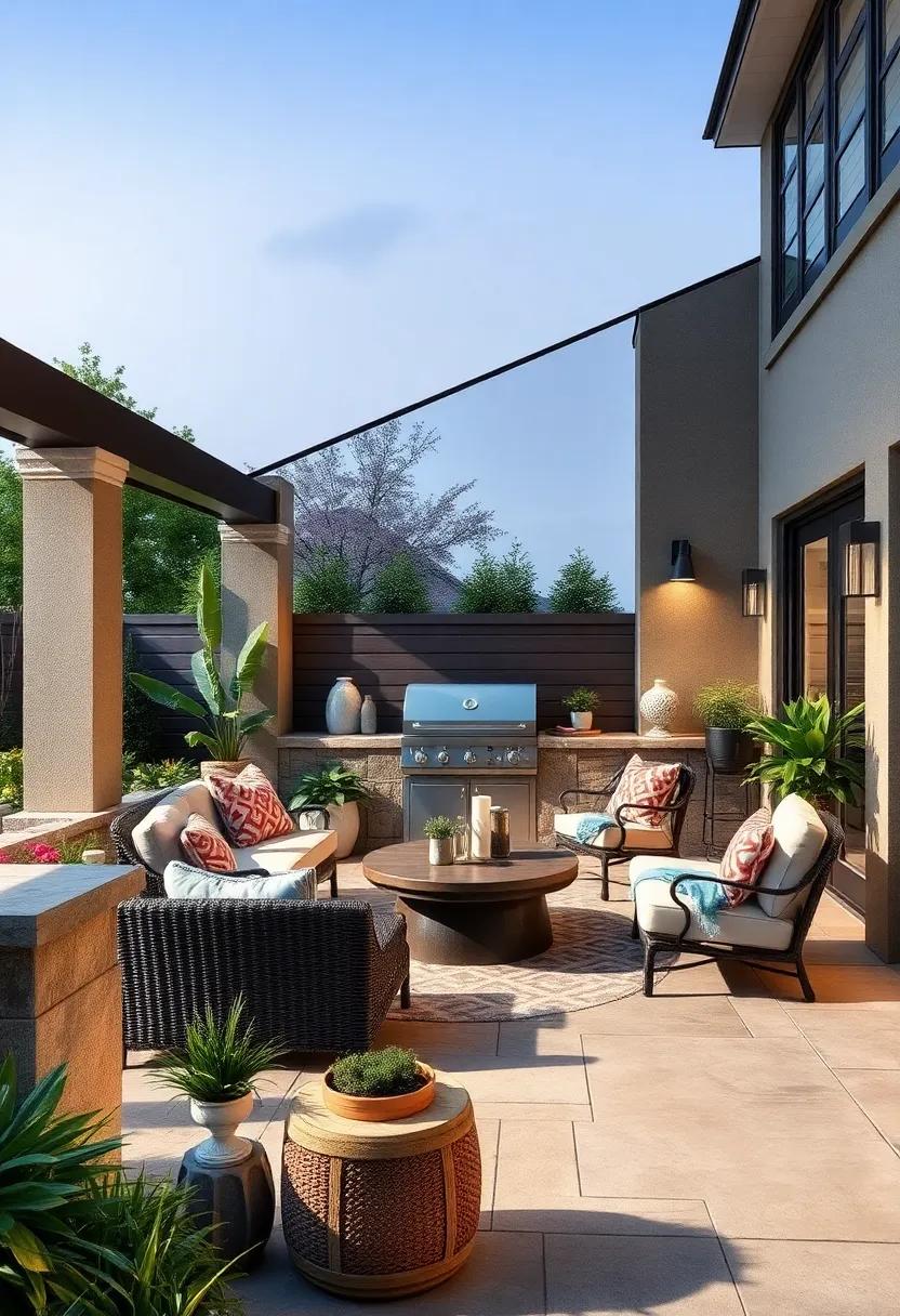 Grill Master’s Paradise: ⁢Create a dedicated grilling ​area‍ for ⁢summer barbecues, while ⁣keeping it functional for ⁢fall‍ and winter gatherings