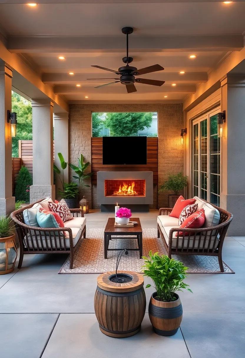 Music and Ambiance: Equip your‌ patio with outdoor speakers to⁢ set the mood for every gathering or peaceful afternoon