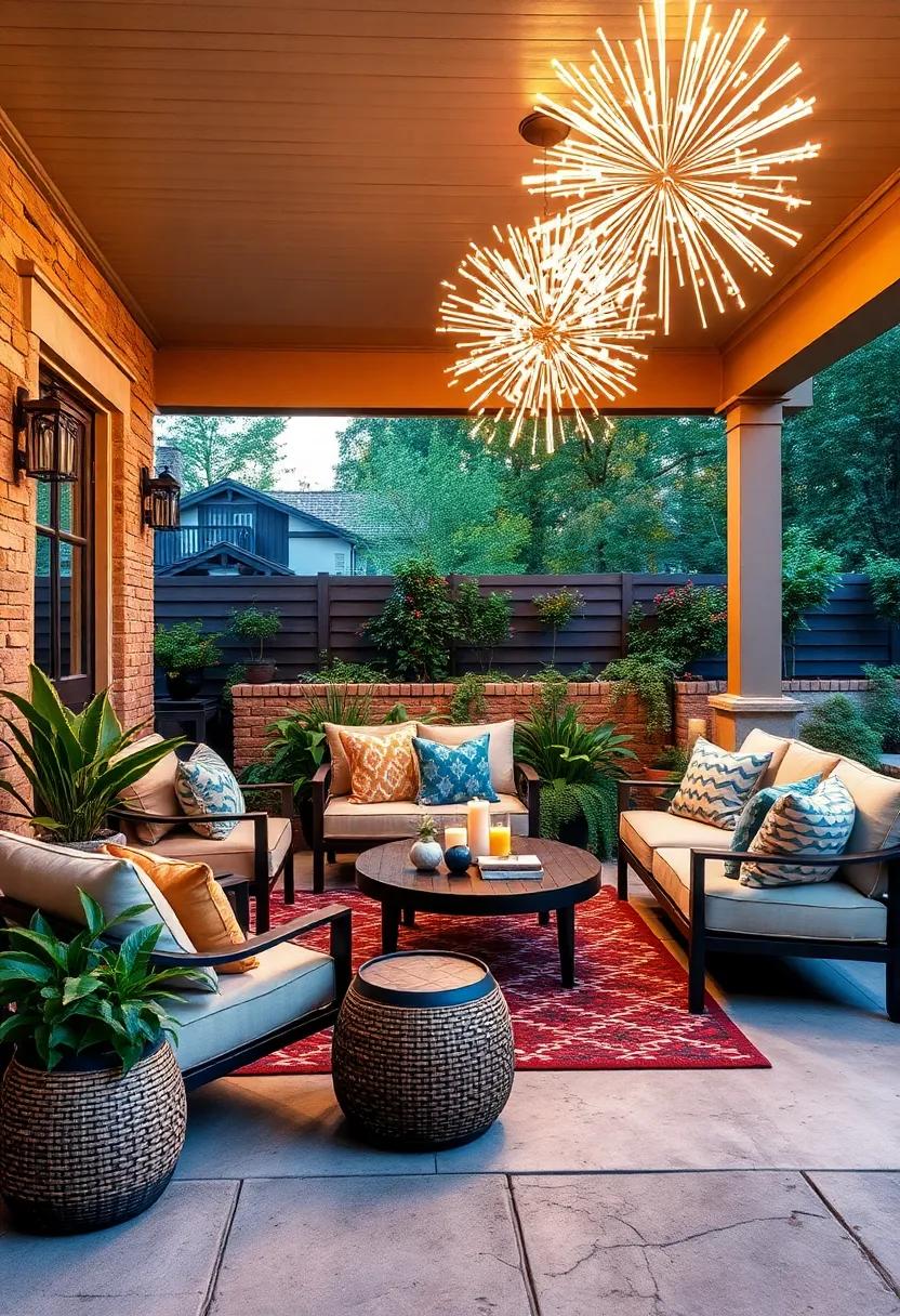 Seasonal Fireworks: Set up a designated spot for watching fireworks in the summer, ⁤transforming your patio into a front-row seat