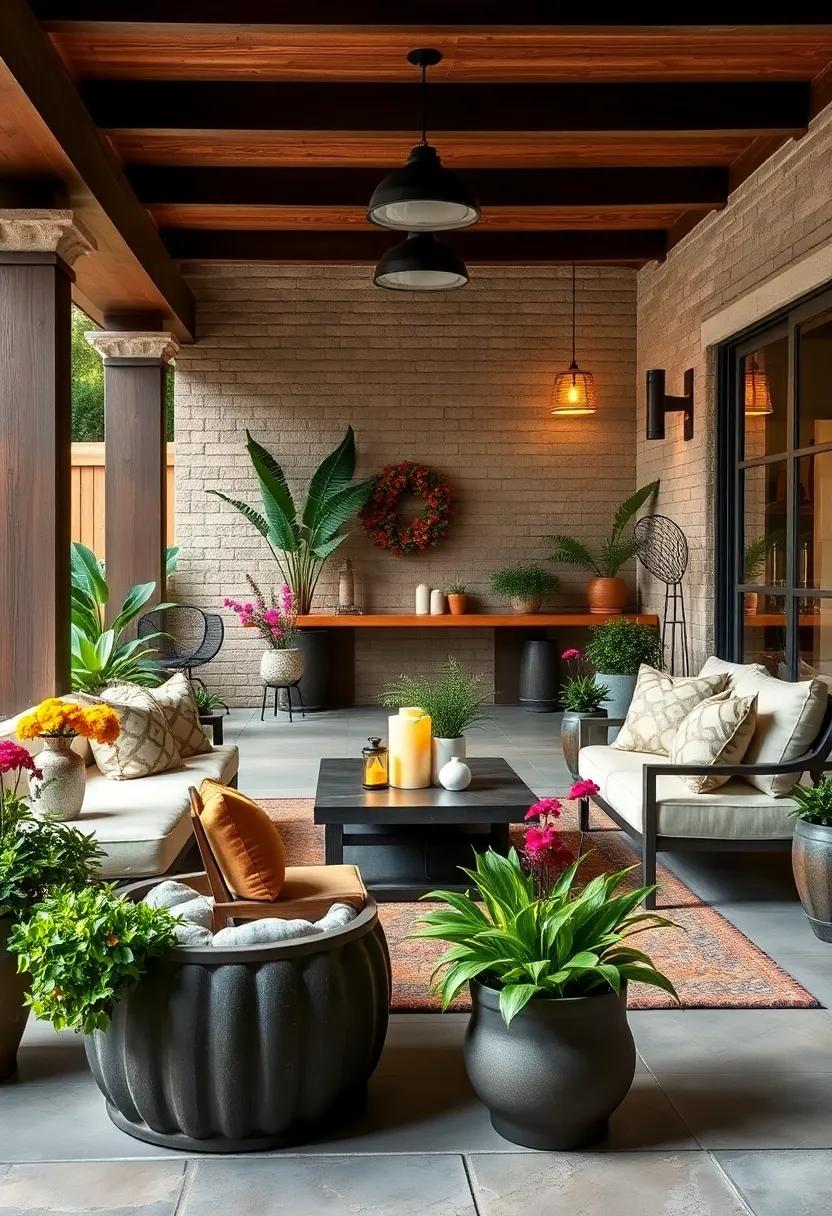 Seasonal ⁤Planters: Keep planters filled with ‍seasonal flowers or foliage to celebrate the beauty of nature’s ⁣changes