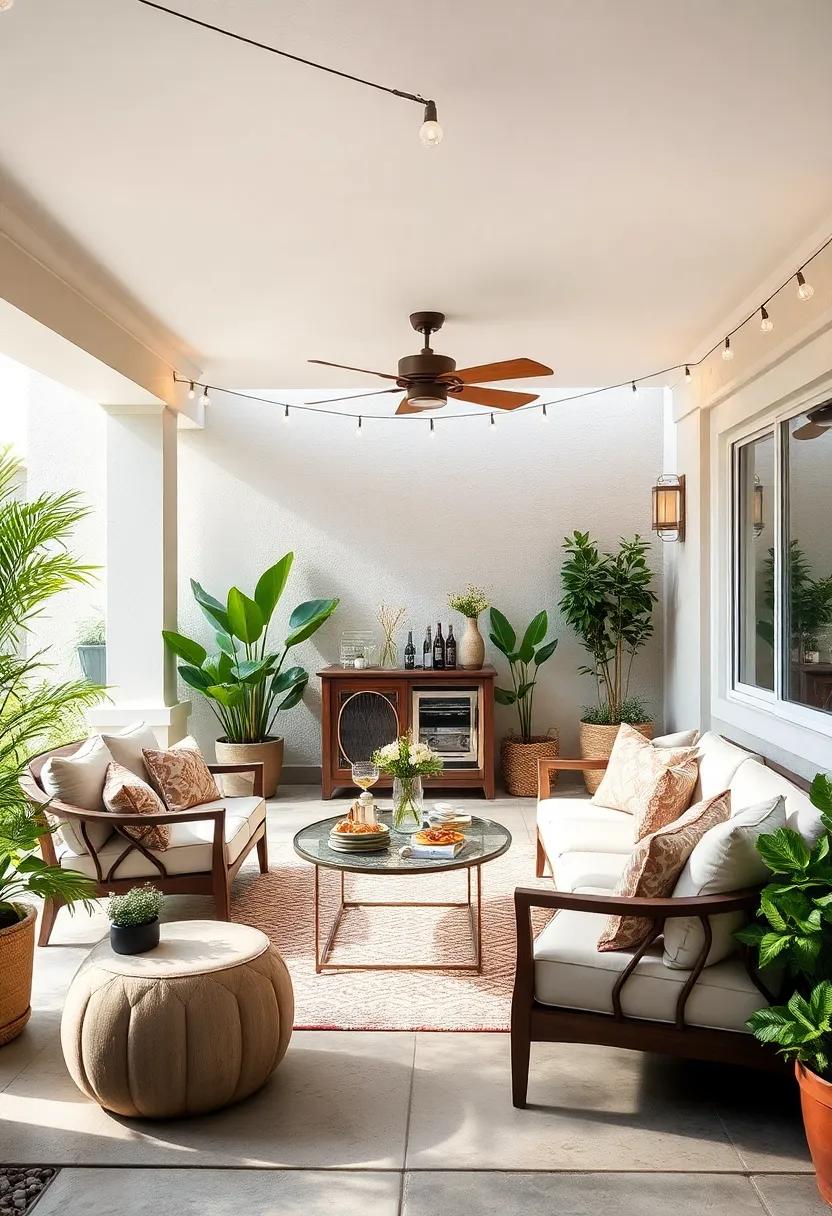 Wine or Coffee Bar: ⁤Create an outdoor bar cart or mini fridge to elevate your patio experience with beverages year-round