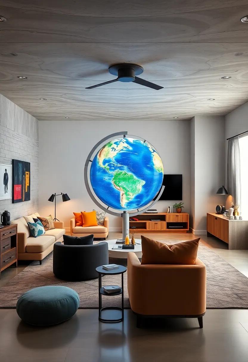 Interactive Globe: use a‌ high-tech interactive globe that offers augmented ‌reality ⁣experiences, allowing for exploration of geography and‌ cultures from‍ around the⁣ world