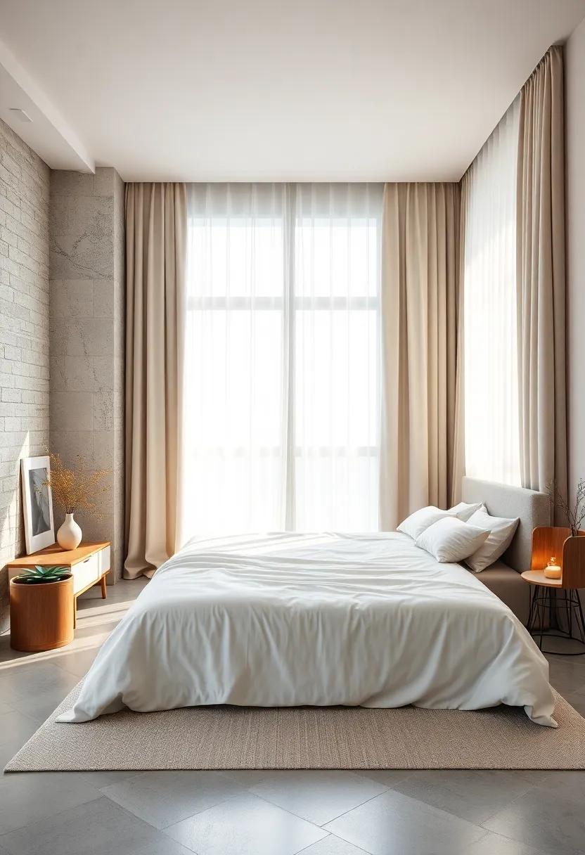 Choose a simple color ​scheme for ​your curtains, allowing‌ natural light to flow freely​ into the room