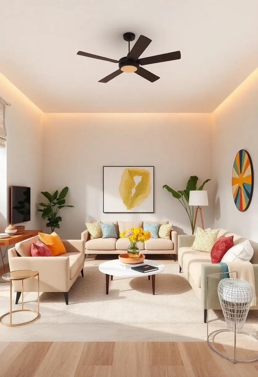 Choose a ‍Light‍ Color‌ Palette: Light, soft ‍colors on walls and furniture‍ can make a room feel airy and spacious, while‍ darker shades⁢ tend to create a more‌ enclosed atmosphere