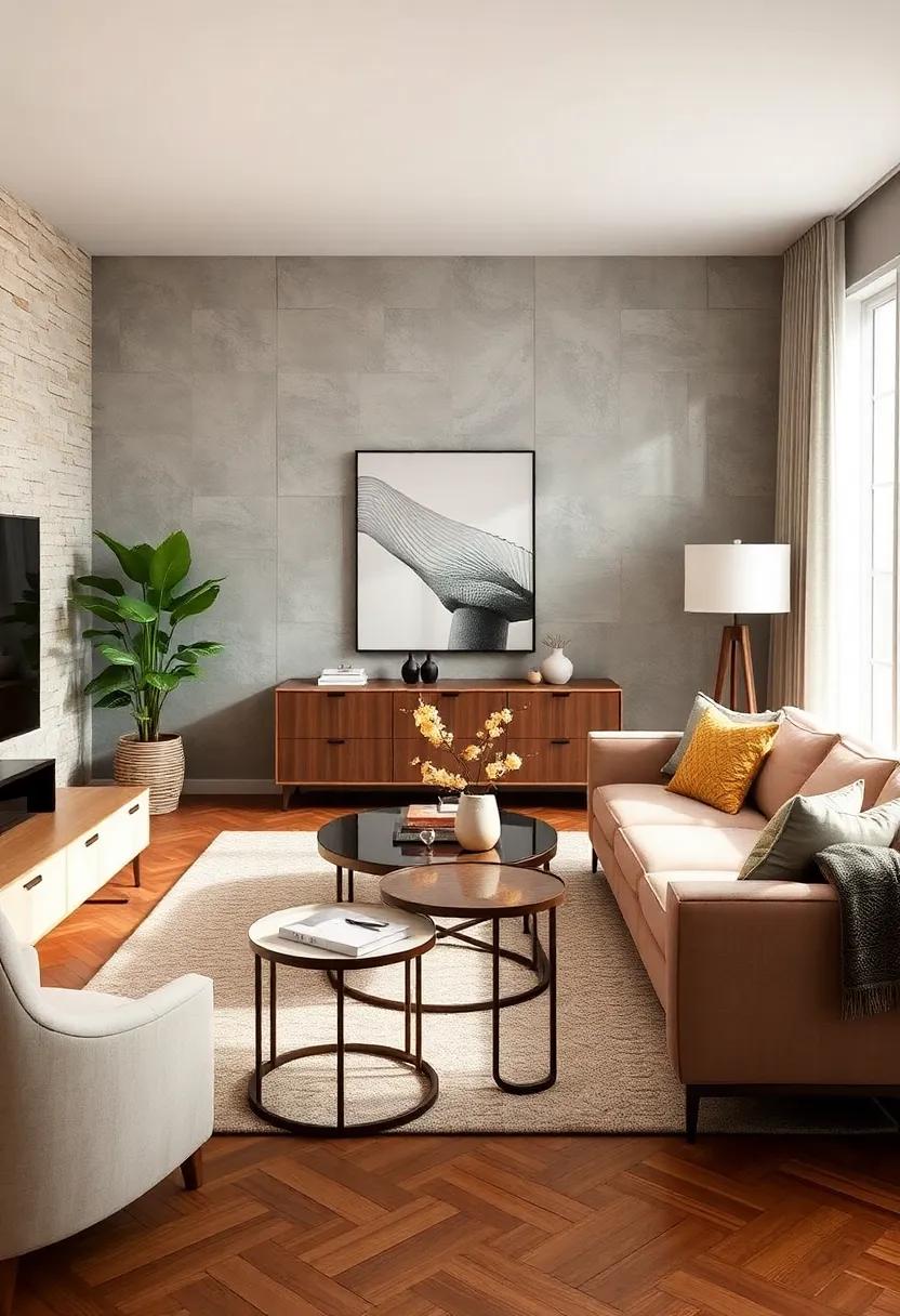 Choose Nesting Tables: These versatile pieces can be pulled ‌out when needed and tucked away to⁢ save⁤ space,perfect for small living rooms