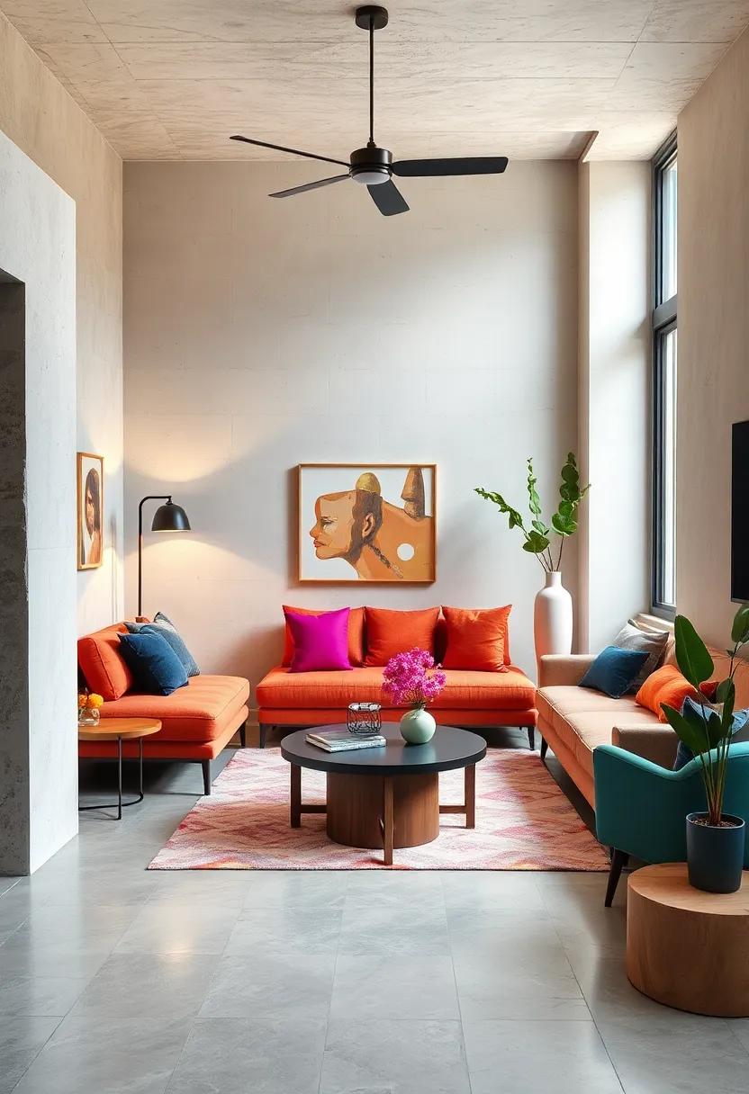 Experiment with​ Off-Center ‌Design: Place ⁢furniture at angles⁤ rather than ⁣against ​walls to create a ⁣dynamic sense of space and flow, making the area ⁤feel more⁢ inviting
