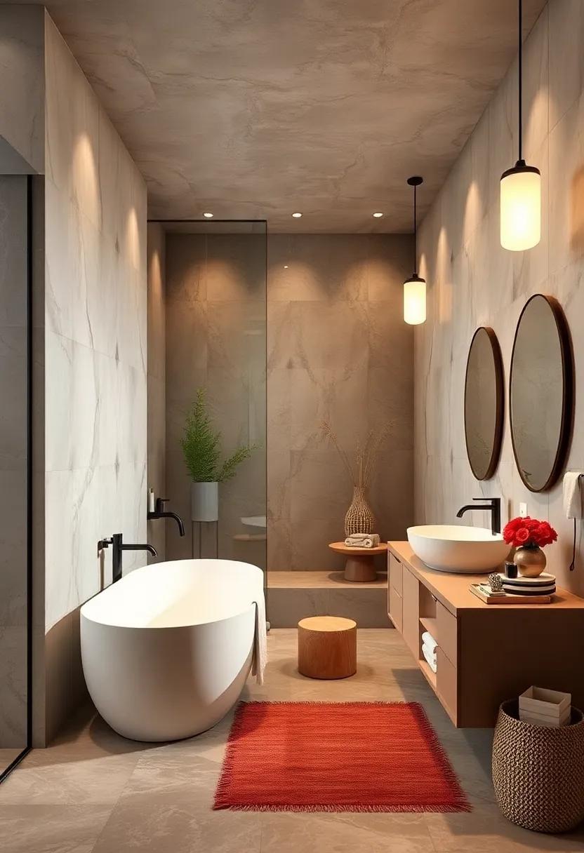 28 Inspiring Ideas for Warm-Tone Modern Bathroom Design: Elevate Your Space