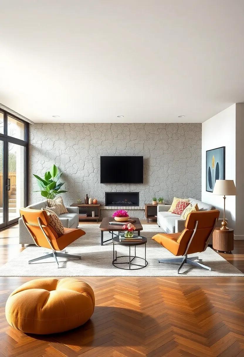 25 Stunning Mid-Century Modern Living Rooms Featuring Iconic Eames Chairs