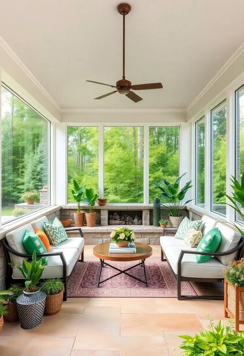 Custom Built-Ins: Design built-in seating or shelves to showcase plants, books, or decor‍ while​ keeping the space organized