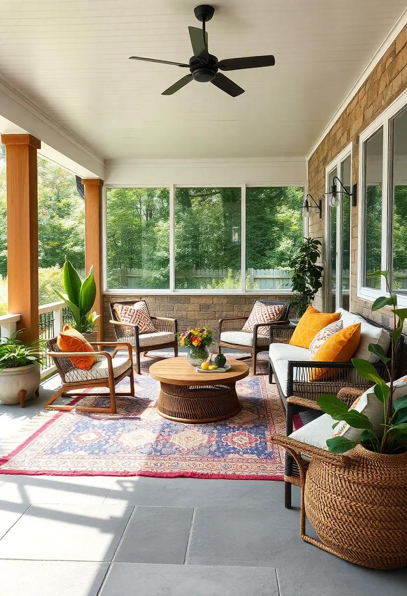 Layered Rugs: Use​ layered textiles on the floor to add warmth and texture; ⁣consider ⁢various patterns and ⁣materials for a bohemian⁢ touch