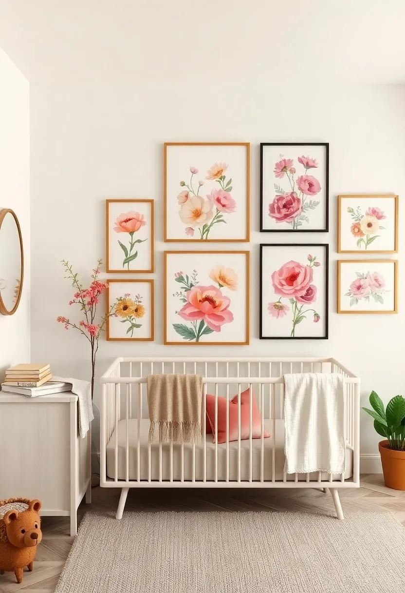 Floral-Themed Art Gallery: Curate a gallery wall featuring ⁤framed floral artworks,combining pieces from local artists or prints that ⁣resonate with your family’s style