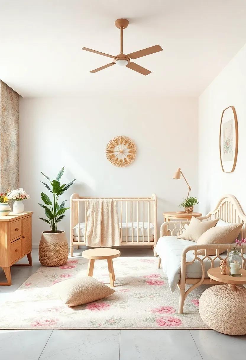 Soft Pastel Palette: embrace​ a soft pastel color scheme⁤ with floral motifs in‌ bedding, ​curtains, and rugs to ​create a serene, calming environment for⁢ sleep