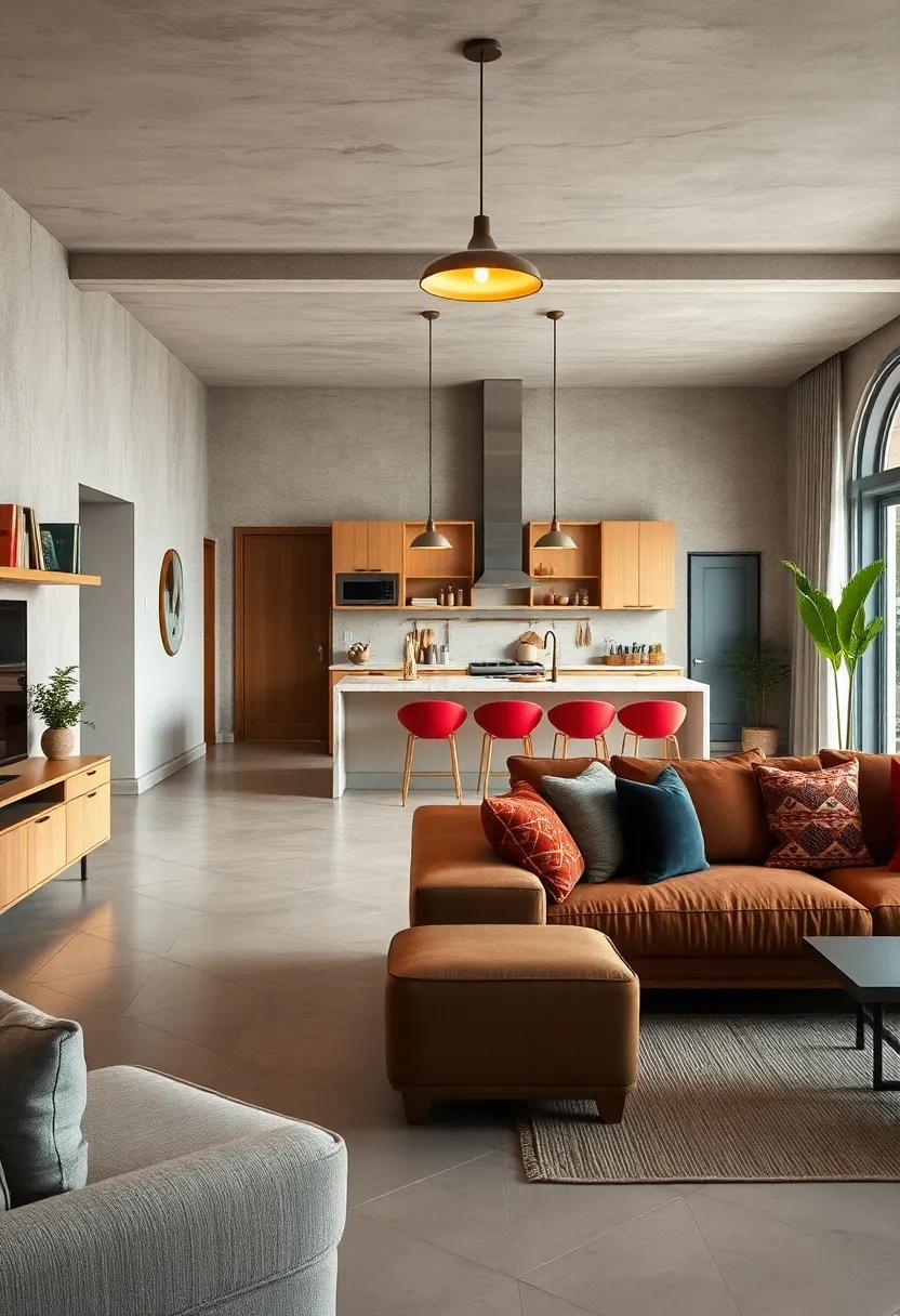 Industrial Elegance: With exposed brick walls and sleek stainless steel finishes, this space showcases minimalist Edison⁣ bulbs suspended from a high ceiling, creating a striking contrast between ‍rustic and modern aesthetics