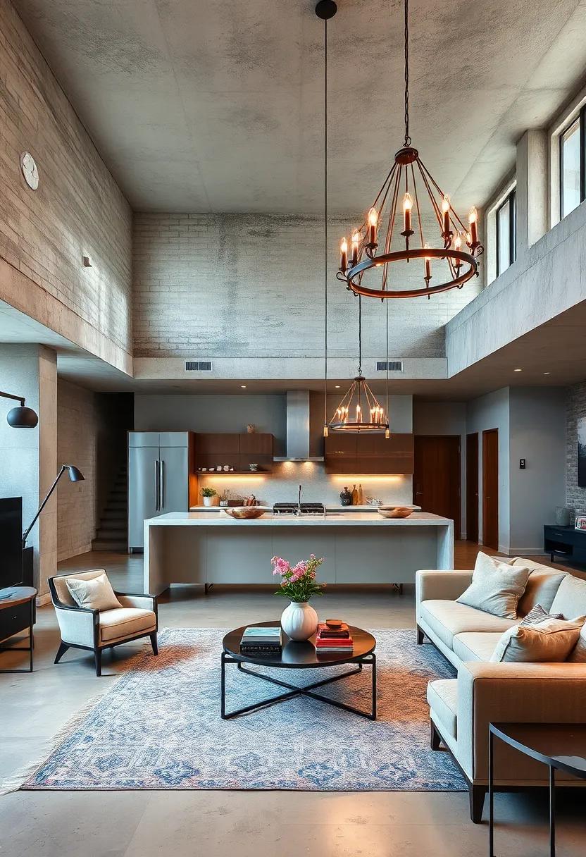 Coastal Retreat: Soft ‌blue and white⁣ hues dominate this ​airy open space,accentuated by nautical-inspired lanterns that gently illuminate the dining and cooking areas,evoking⁢ a serene beachside vibe