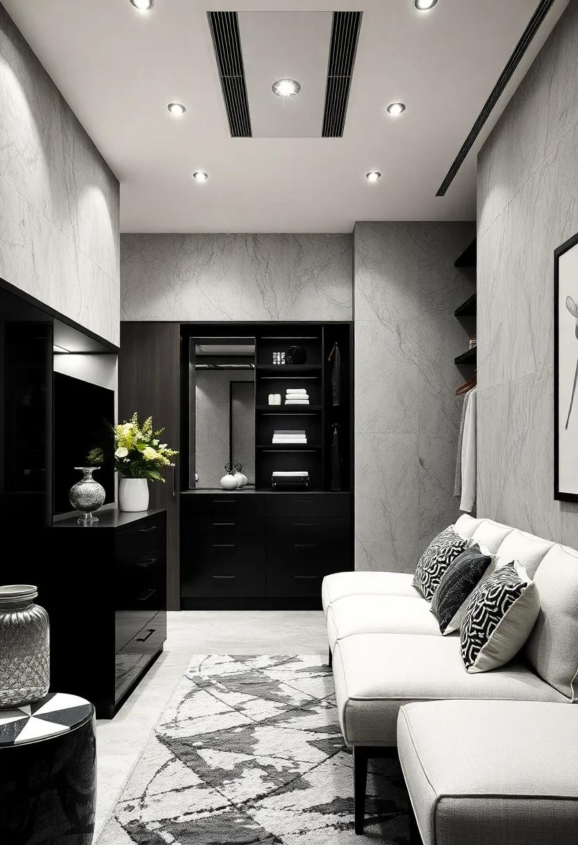 Striking Monochrome:‌ Black and white elements come ‍together for a ⁤dramatic yet timeless look, ⁢proving that classic elegance knows no bounds