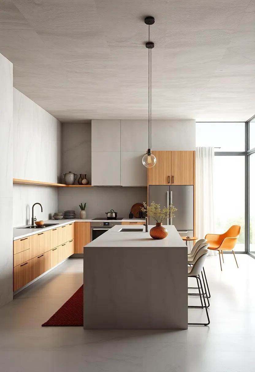 Clean ⁤Lines: Choose cabinetry⁢ and‍ furniture with simple,​ straight lines to cultivate an uncluttered ‌and orderly environment