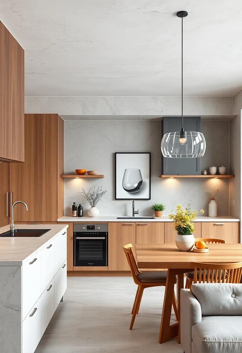 Clean Wall Art: Select minimalistic prints or photography for wall ​decor that enhances the kitchen's‍ modern style without⁤ distracting