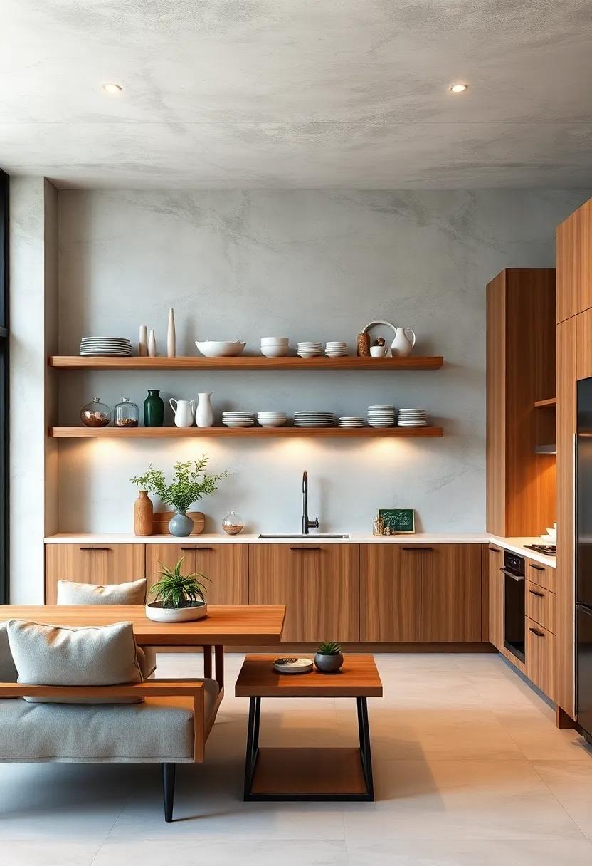 Embrace ⁣Open Shelving: Achieve a spacious feel⁣ by displaying your favorite⁢ dishware on open shelves, adding both functionality and style