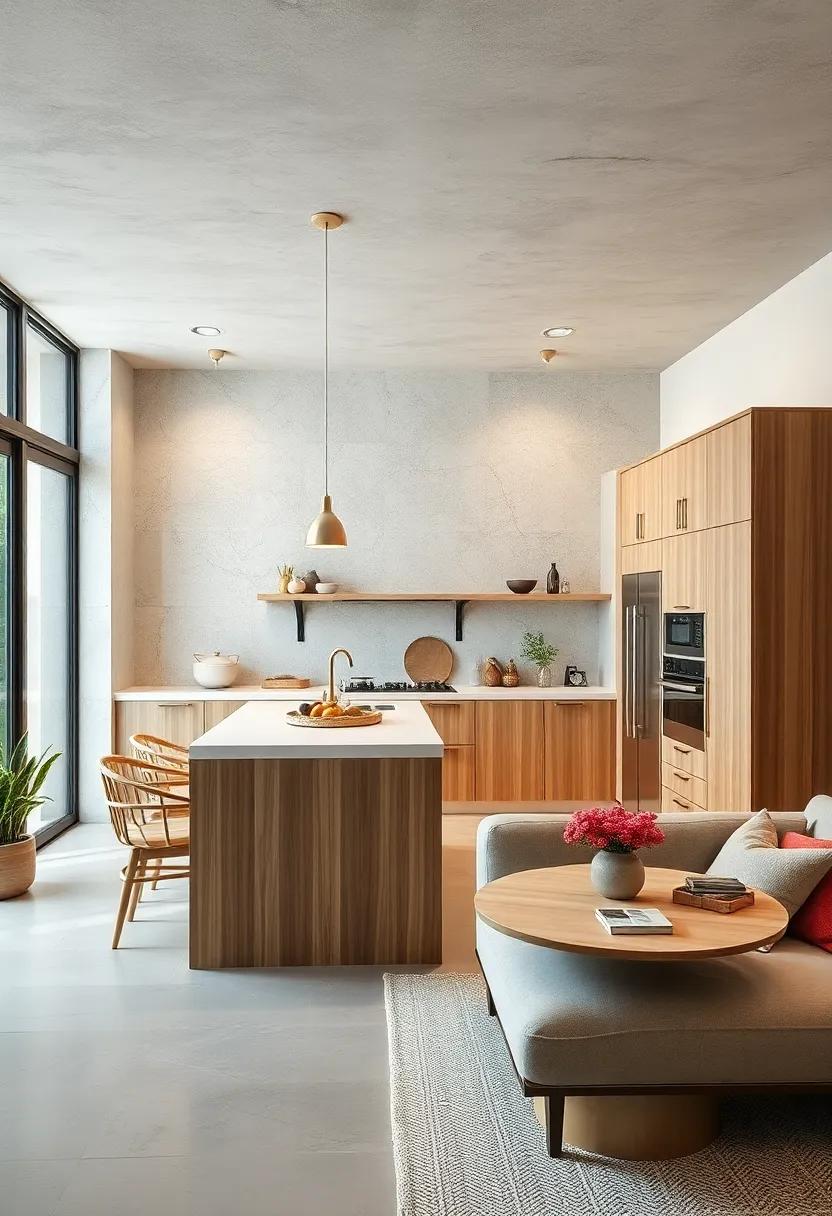 Natural Materials: Incorporate wood, stone, or ⁢bamboo elements to ⁢bring warmth and texture⁤ into your‍ sleek, modern kitchen