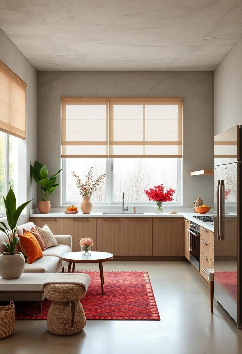 Simple Window Treatments: Select light,⁣ airy window coverings that allow natural light to flood in⁣ while offering ⁣privacy when needed