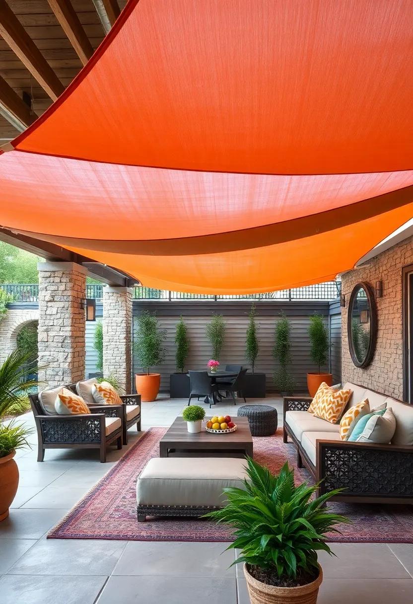 Artful‌ Installation: Use ‌decorative poles or hardware​ to mount your ⁣shade sails, turning them into a ‌design ‌element rather than ‍just functional additions