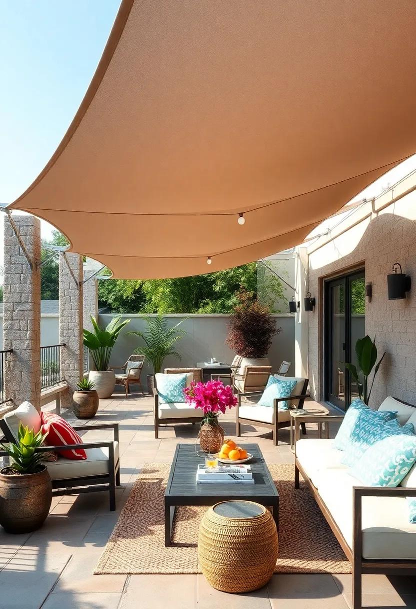 light-Dimming Fabrics: Select shade sails made from specially​ designed fabrics that not⁣ only block ⁤UV ⁤rays ⁢but also soften⁤ sunlight, creating a tranquil ambiance