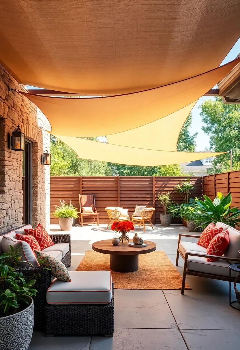 Vintage ⁢Flair: Choose ⁤retro-inspired colors and ‍prints ⁢for ‍your shade‍ sails ‍to ⁣bring ‍a touch of nostalgia to ⁣your patio