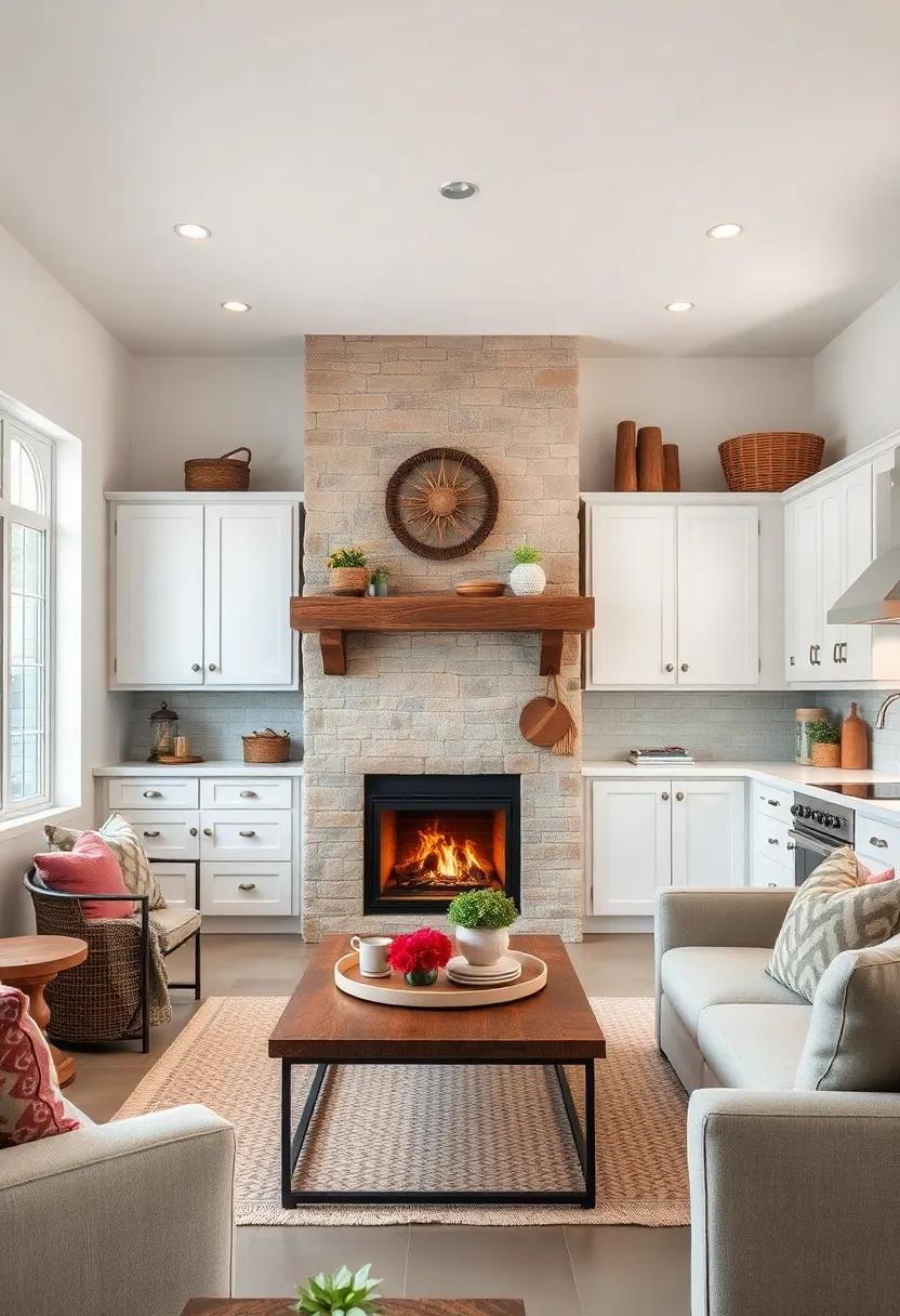Cozy ⁤Fireplace: If space allows, a small, rustic‌ fireplace can turn your kitchen into a heartwarming gathering spot