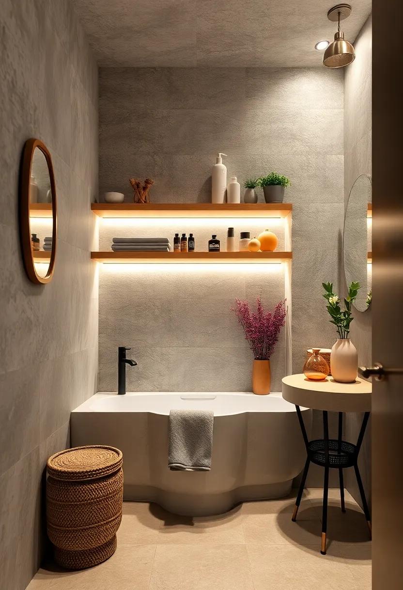 Smart Lighting: Incorporate⁢ under-shelf ​lighting to ‌illuminate shelves ‌without taking up physical space, making ‌it easier to find⁣ items