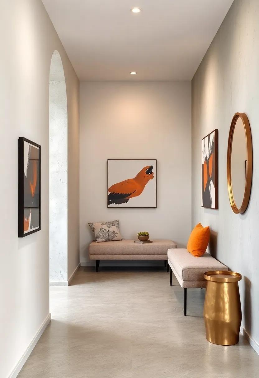 Miniature Settee: A petite settee provides a touch of elegance while still serving as a functional seating area for tight spaces