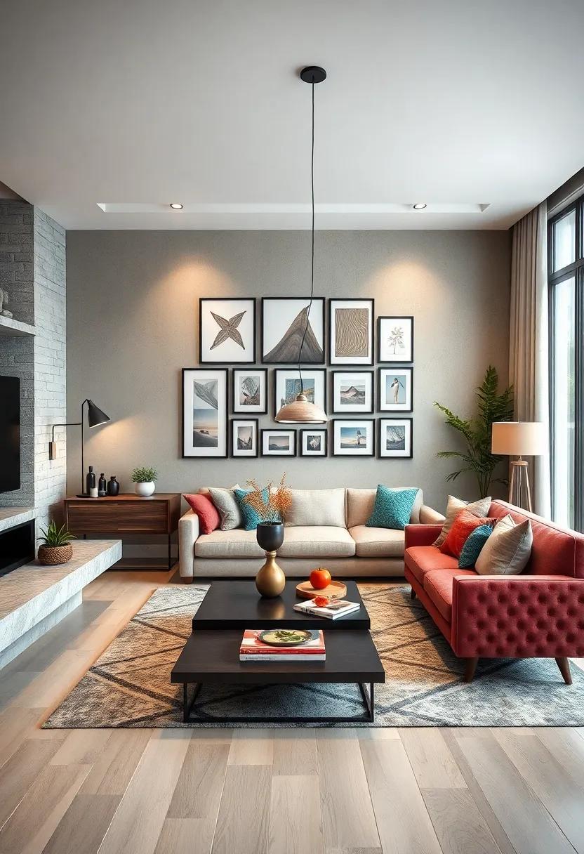 Create ⁢a Gallery Wall: Personalize⁣ your space⁢ with a gallery wall of photos and art⁢ that defines your style‍ while‌ saving surface space for other ⁣functions