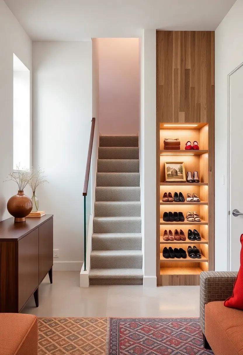 Modular Magic: This modular staircase system​ allows ⁤for interchangeable components, enabling homeowners to customize their shoe storage based on⁢ personal style and needs