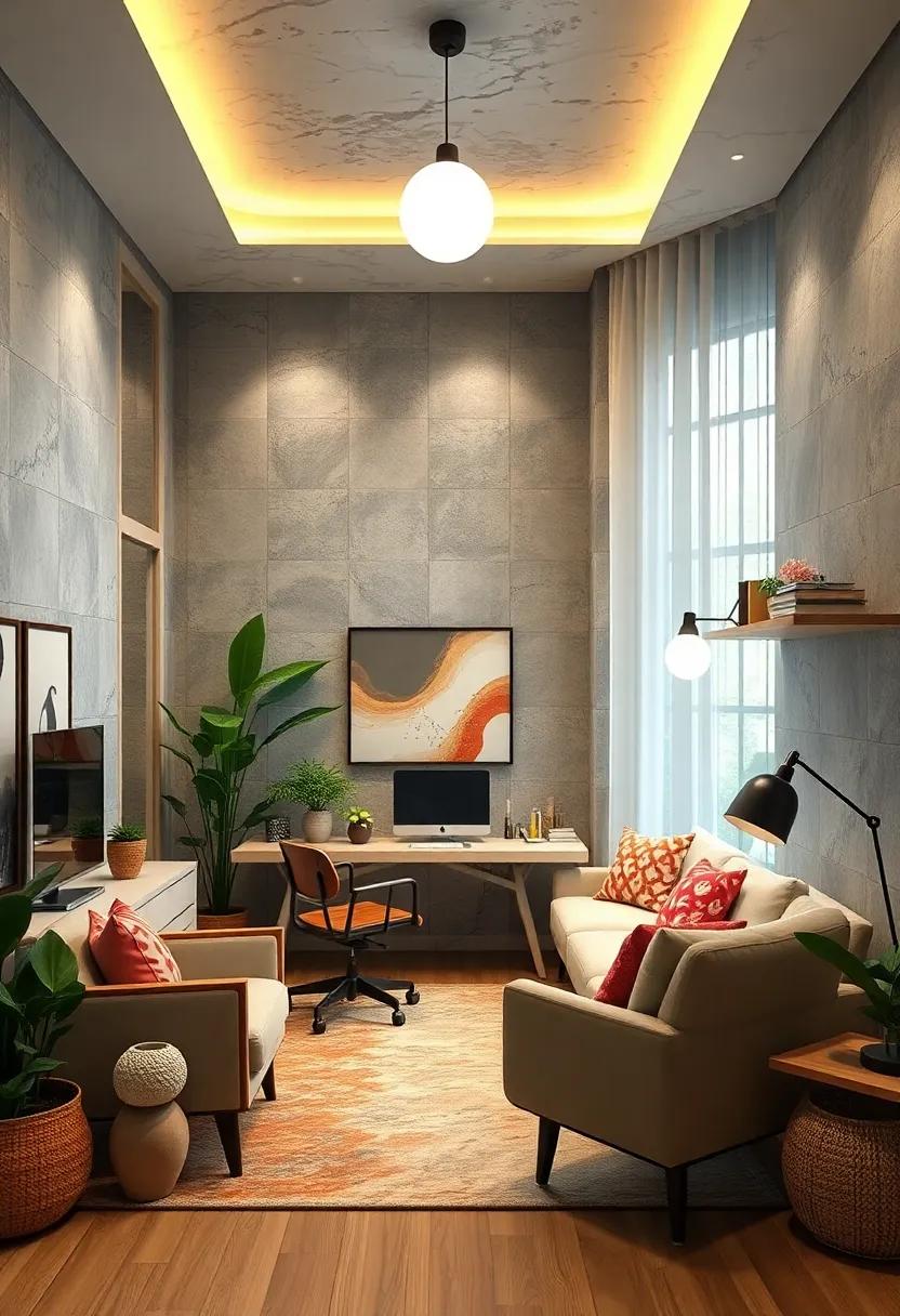 Opt for LED lighting to brighten your ​home office while ​consuming less energy and lasting longer ⁤than traditional bulbs