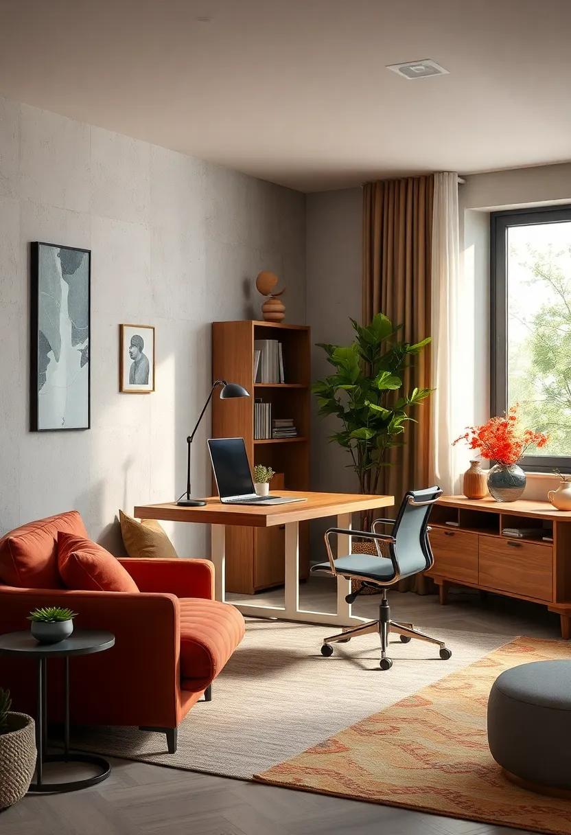 Utilize ‍a standing desk ⁣or an adjustable desk converter‍ to promote‌ movement​ and ‌reduce the need ‌for traditional office chairs