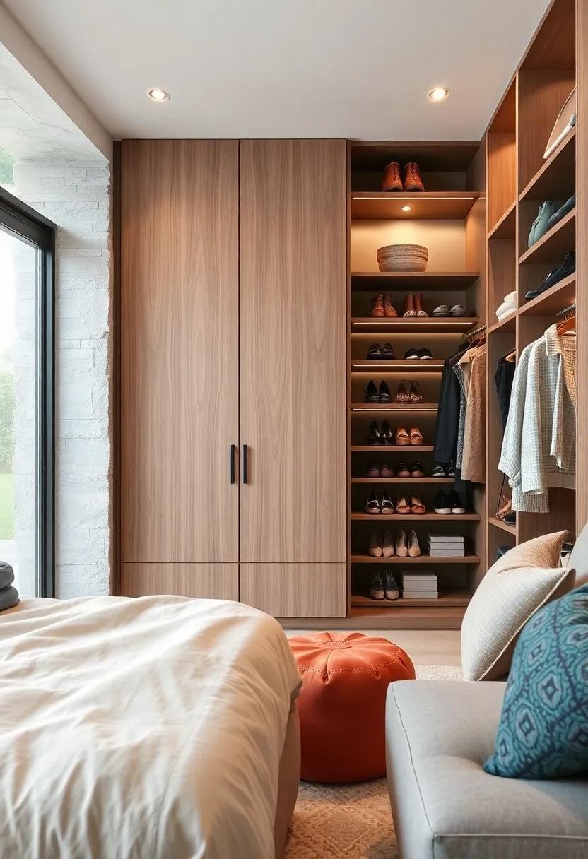 Stylish Shoe ⁢Storage: Explore creative shoe storage solutions that keep your favorite pairs visible and organized, turning your collection into a stylish ​display