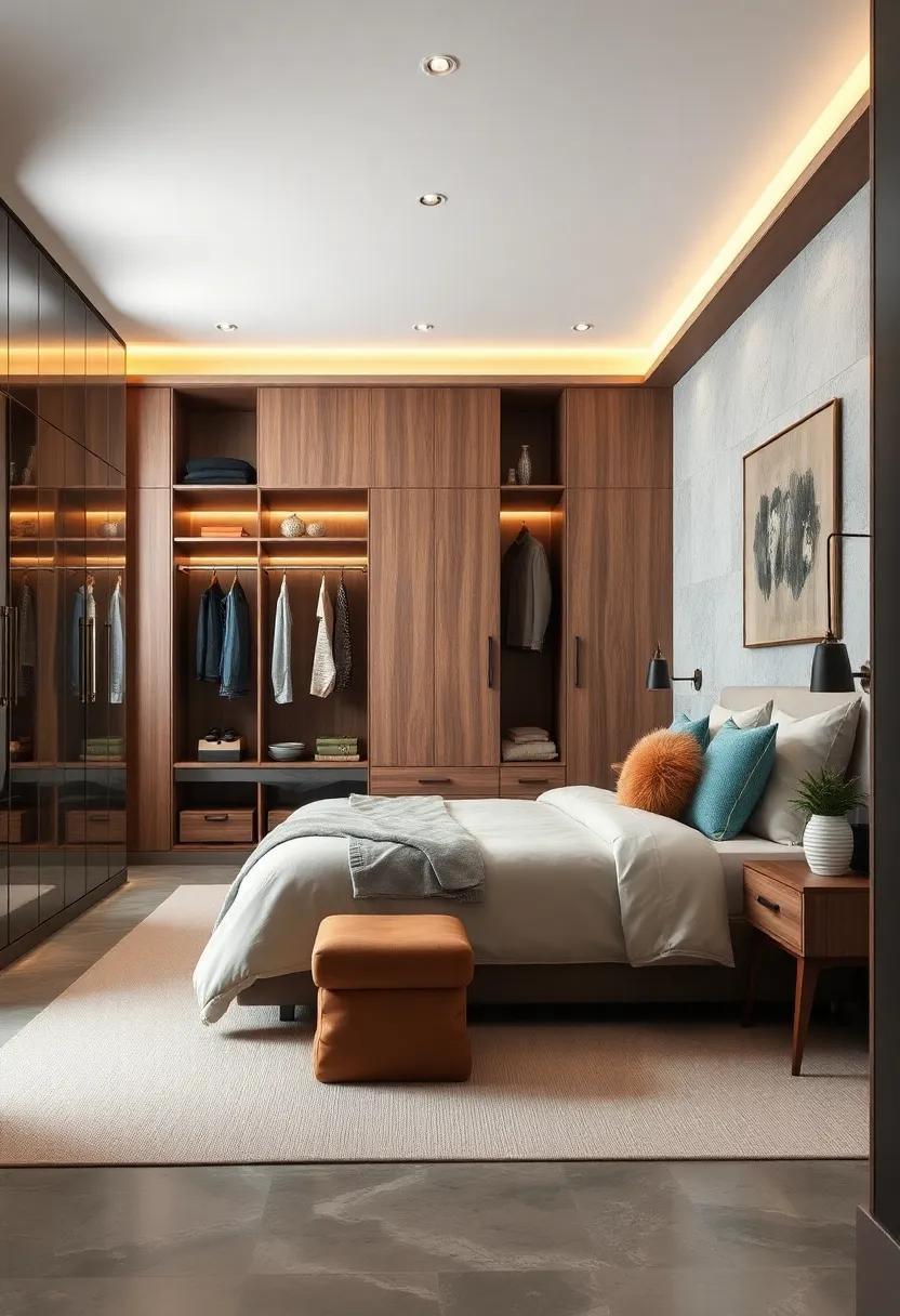 Textured Finishes: Find inspiration⁢ in textured materials, from wood ​to woven ‍fabrics,‍ that add character and warmth to your wardrobe space