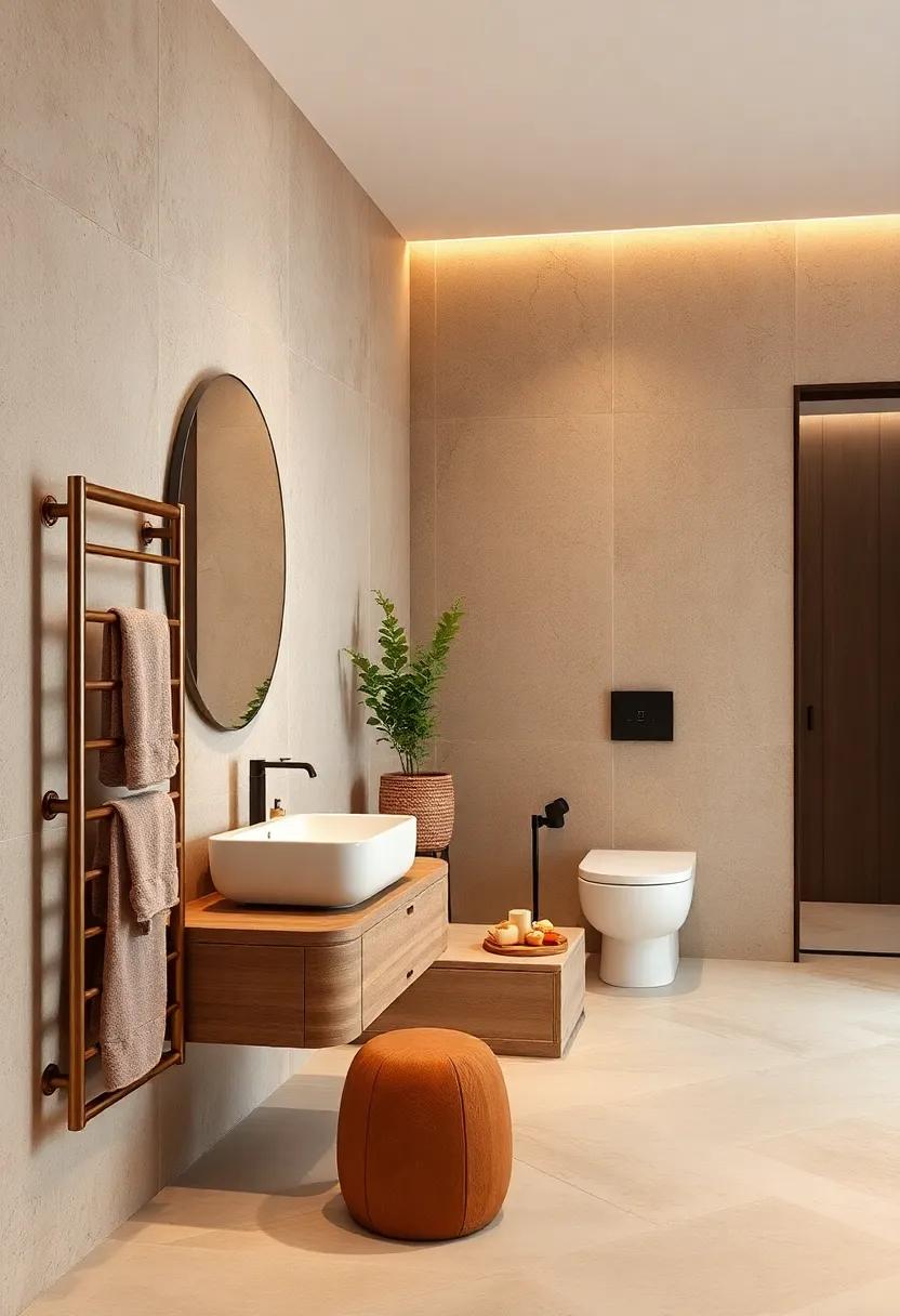 Dual-purpose Features: Design elements that serve multiple functions, such ‍as a heated towel rail that adds warmth and style