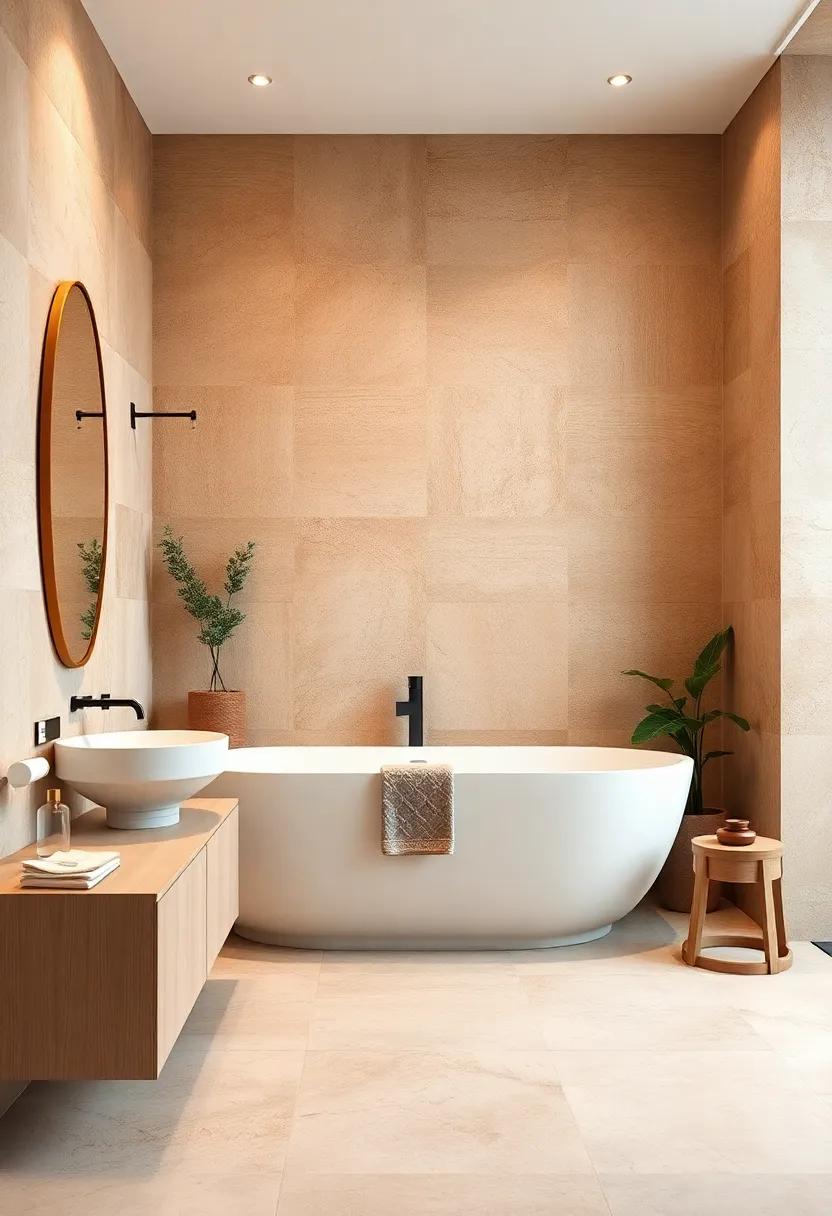 Textured Tiles: Opt for textured wall tiles in warm shades to create visual ‍interest and ⁣a tactile experience