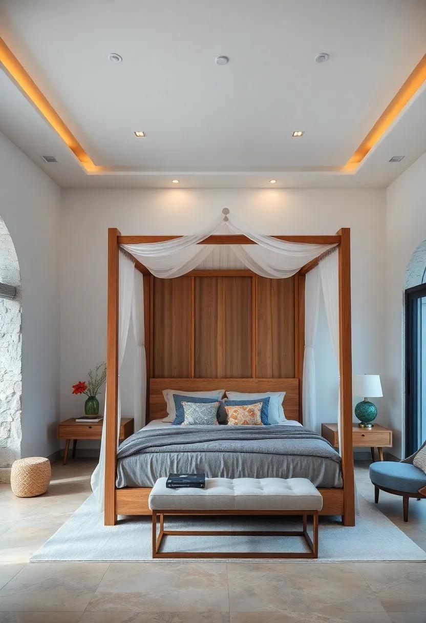 Canopy Dreams: Elevate your sleeping experience with a ⁢majestic wooden canopy ⁣bed‌ that invites ⁣luxury and romance ‍into ​your sanctuary