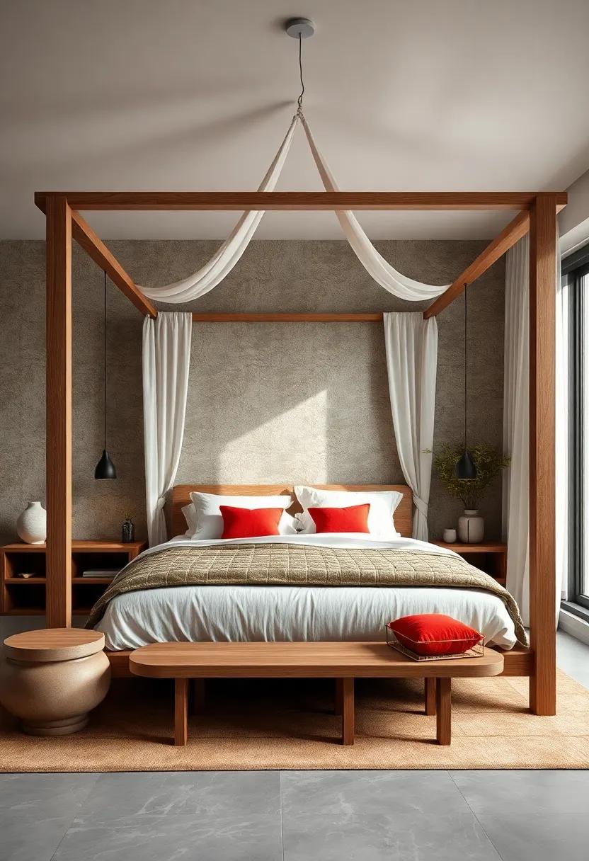 Minimalist⁣ Canopies: ‍Opt⁤ for a no-fuss‌ canopy design made of⁢ natural ‍wood, allowing soft drapes⁤ to‌ enhance relaxation ‍without overpowering⁣ the room