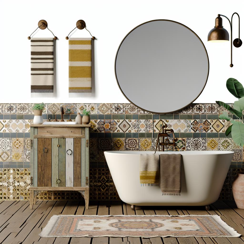 Embrace Bohemian Style in Your Bathroom Decor