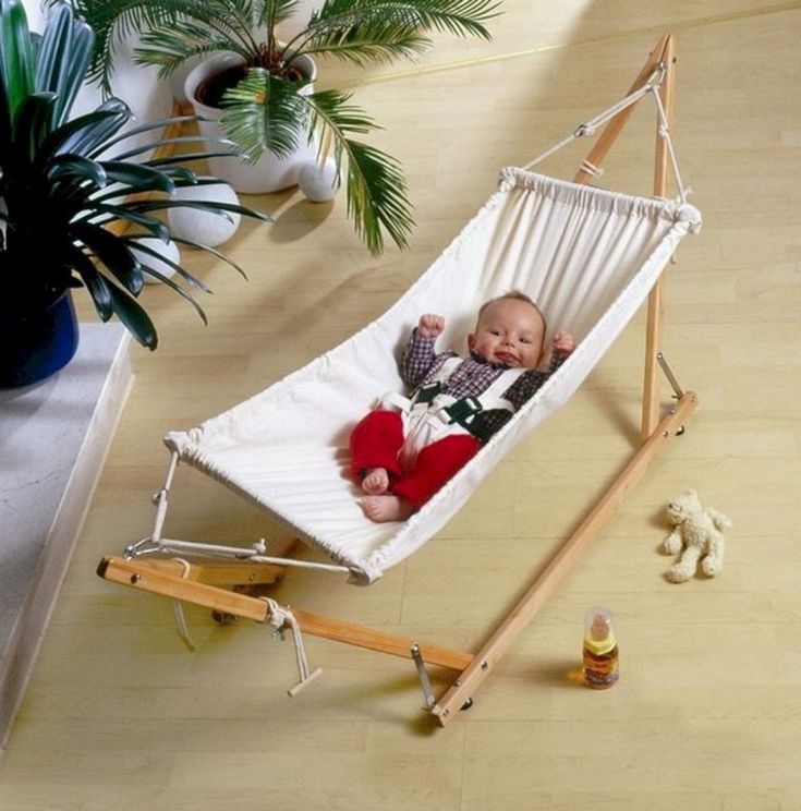 15 Exciting Handmade Burlap Baby Swing for Your Kids