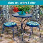 Outdoor Bistro Set Before and After
