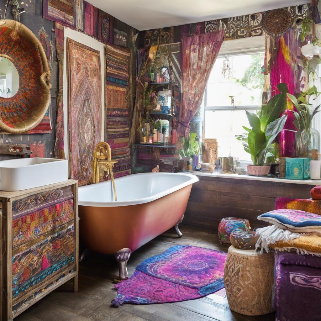 Colorful Ambiance: Incorporating Vibrant​ Hues into⁤ Your Boho Bathroom