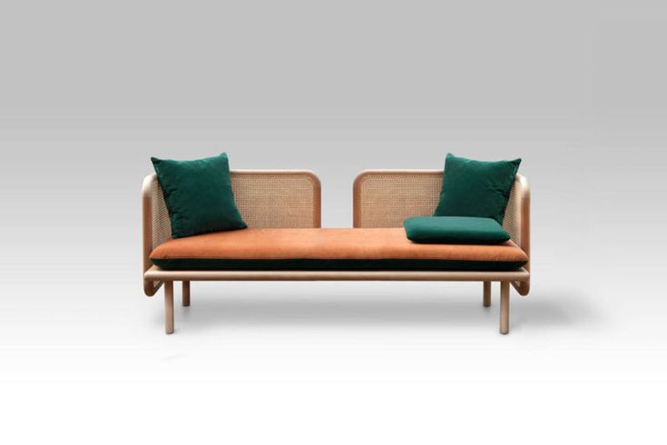 Mixed-Material Contemporary Sofas